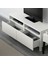 Tv Sehpası, Beyaz, 120X40X48 Cm, Lappvıken, Stubbarp, Fren Raylı 5