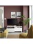 Tv Sehpası, Beyaz, 120X42X48 Cm, Lappvıken, Çıt Çıt Raylı 2