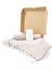 Hediye Seti - 180 x 95 Ince Havlu - 55 x 95 Ince Baş Havlusu - Vücut ve Yüz Kesesi, Hızlı Kurur, Hamam - Sauna ve Banyo Için Ideal - Plaj Için Uygun - Düz Bej 1