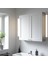 Banyo Duvar Dolabı, Gri-Dekoratif Beyaz, 80X15X75 Cm, 2 Kapaklı 2