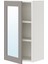 Banyo Duvar Dolabı, Beyaz-Gri, 40X30X75 Cm, 1 Ayna Kapaklı 1