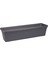 Elho Green Basics Balkon Saksısı Siyah 40 cm 1