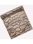 Golden Ham Taş Desen 52 cm x 10 M 3 Boyutlu Duvar Kağıdı Koyu Gri 2
