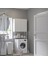 Çamaşır Odası ve Banyo Için Raf Kombinasyonu, Beyaz, 80X32X204 cm 2