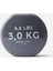 Gri 3 kg Dambıl - 2 Adet - Fitness 2