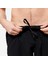 Erkek Siyah Nefes Alan Spor Şortu - Fitness Kardiyo 3
