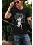 Beşiktaş Rafa Silva Forma Baskılı Unisex Kadın Erkek Kısa Kollu Tişört T-Shirt 4
