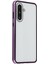 Samsung Galaxy A36 5g Kılıf Çift Taraflı Temperli Cam Manyetik Şeffaf Telefon Kılıfı-Mor (Yurt Dışından) 2