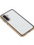 Samsung Galaxy A36 5g Kılıf Çift Taraflı Temperli Cam Manyetik Şeffaf Telefon Kılıfı-Altın (Yurt Dışından) 5