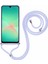 Samsung Galaxy A26 5g Kılıf Esnek Tpu Fiber Astar Darbeye Dayanıklı Çapraz Askılı Telefon Kılıfı-Açık Mor (Yurt Dışından) 5