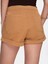 Basıc Gabardin Regular Mini Kahve Rengi Şort 5