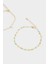 Kadın 2'li Renkli Taşlı Gold Halhal F6909AXNS 4