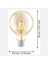 Eglo Amber G95 4 W Beyaz Klasik E27 Duy LED Ampul 5