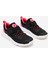 Çocuk Cırt Cırtlı ve Elastik Bağcıklı Spor Ayakkabı - Siyah/pembe - 34 numara 2