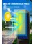 Hareket Sensörlü Solar Lamba 6 Cob LED Uzaktan Kumandalı 3 Modlu Dış Mekan Aydınlatma 8