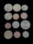 12 Adet Yabancı Madeni Para Koleksiyon Para Eski Para. Lot 50 1