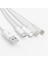 4768 4 In 1 USB Tip-C Şarj Kablosu Çoklayıcı 1 Metre 4