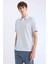 %100 Pamuk Regular Fit Polo Yaka Kısa Kollu Basic Düz Pike Kumaş Tişört C1293AX25SP 1