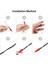 Balık Bant Çektirme Duvar Hattı Geçirici Od 6mm Artı Olta Bağlantı Elemanı W/çelik Halat 50FT (15M) (Yurt Dışından) 5