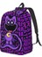 Catnap Metin Kedi ve Köpek Backpack Erkekler Kadın Lise Yürüyüşü Gezme Daybalp Çakası Gülümseyen Yaratanlar Karikatür Dizüstü Tuval Çantaları Açık Moorcolor: Boyut: S (Yurt Dışından) 1
