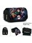 3pcs Do Nezuko Demon Slayer Sırt Çantaları Kızlar Için Set Anime School Bag Genç Öğrenci Tuval Dizüstü Paket Kadın Rucksack Renk: XB-008-B01/BOYUT: (Yurt Dışından) 1