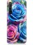 Realme Xt Uyumlu Gökkuşağı Renkli Güller Desenli Silikon Kılıf 1