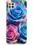 Huawei P40 Lite Uyumlu Gökkuşağı Renkli Güller Desenli Silikon Kılıf 1