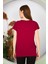 Kadın Yırtmaç ve Cep Detaylı T-Shirt 4