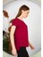 Kadın Yırtmaç ve Cep Detaylı T-Shirt 6