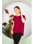 Kadın Yırtmaç ve Cep Detaylı T-Shirt 7