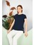 Kadın Yırtmaç ve Cep Detaylı T-Shirt 6