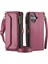 IPhone 16 Plus Vaka Cüzdan Fermuar Faturaları Yuvası Kartı Crossbody Flip Case (Yurt Dışından) 2