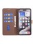 IPhone 16E Kickstand Darbeye Dayanıklı Tpu Iç Kabuk Rfıd Kart Flip Case (Yurt Dışından) 3