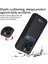 IPhone 15 Pro Max Kılıf Manyetik Araç Montaj Cüzdan Crad Yuvası ile Uyumlu (Yurt Dışından) 3