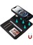 IPhone 16E Kablosuz Şarj Rfıd Engelleme Cüzdan Ayrılabilir Flip Case (Yurt Dışından) 2