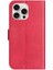 IPhone 15 Pro Darbeye Dayanıklı Bilek Kayışı Pu Deri Renkli Flip Case (Yurt Dışından) 4