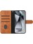 IPhone 15 Pro Max Kart Yuvaları Tutucu Pu Deri Renkli Flip Case (Yurt Dışından) 2