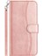 IPhone 12 Pro Max Darbeye Dayanıklı Kart Yuvaları Tutucu Renkli Pu Flip Case (Yurt Dışından) 1