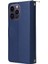 IPhone 14 Pro Max Cüzdan Kılıf Fermuarlı Cebi Manyetik Pu ile Uyumlu (Yurt Dışından) 5