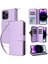 IPhone 14 Pro Max Cüzdan Kılıf Manyetik Kapatma Fermuar 9 Pu ile Uyumlu (Yurt Dışından) 1
