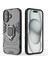 IPhone 16 Askeri Damla Koruma Kılıf Kickstand 360&DEG; Dönen Halka (Yurt Dışından) 3