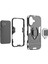 IPhone 16 Askeri Damla Koruma Kılıf Kickstand 360&DEG; Dönen Halka (Yurt Dışından) 5