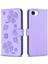 IPhone 16E Pu Deri Yonca Çiçek Çok Renkli Cüzdan Kartı Flip Case (Yurt Dışından) 1