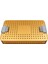 Çift Kat Altın Alüminyum Sterilizasyon Konteyner 26.4X15.3X4.2 cm Cerrahi Alet Taşıma Eğitim Materyali 1