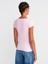 31855 Kayık Yaka T-Shirt-Açık Pembe 2