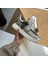 Hakiki Deri Gümüş-Gri Garni Sneakers 2