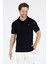 %95 Pamuk %5 Elastan Slim Fit Kısa Kollu Rahat Kumaş Nefes Alabilir Erkek Polo Yaka T-Shirt 0002 2