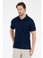 %95 Pamuk %5 Elastan Slim Fit Kısa Kollu Rahat Kumaş Nefes Alabilir Erkek Polo Yaka T-Shirt 0002 2