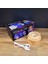 Premium Dönen Kristal Cam Kar Küresi 3D LED Işıklı Usb’li Gece Lambası / Masaüstü Dekoratif Hediyelik Set 2