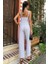 Kalın Askılı Bluz Pantolon Keten Takım 10187 4